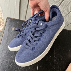 NEW! Allbirds Wool Pipers Hazy Indigo Men's 8 Sustainable Merino Wool Sneakers